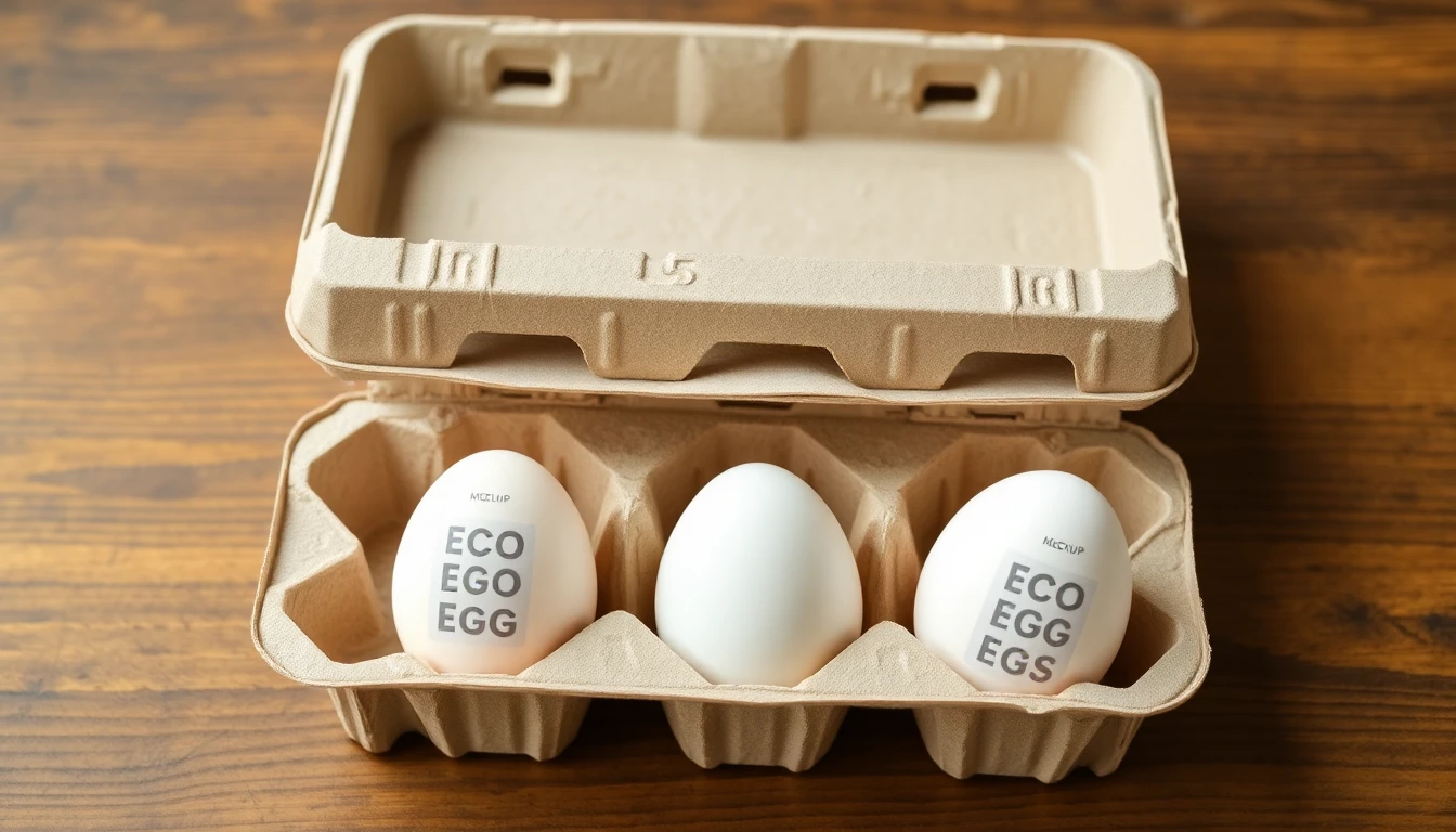 Empaque ecológico de huevos